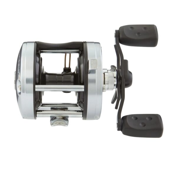 Carretilha Abu Garcia C3 5500 lateral com detalhes do carretel