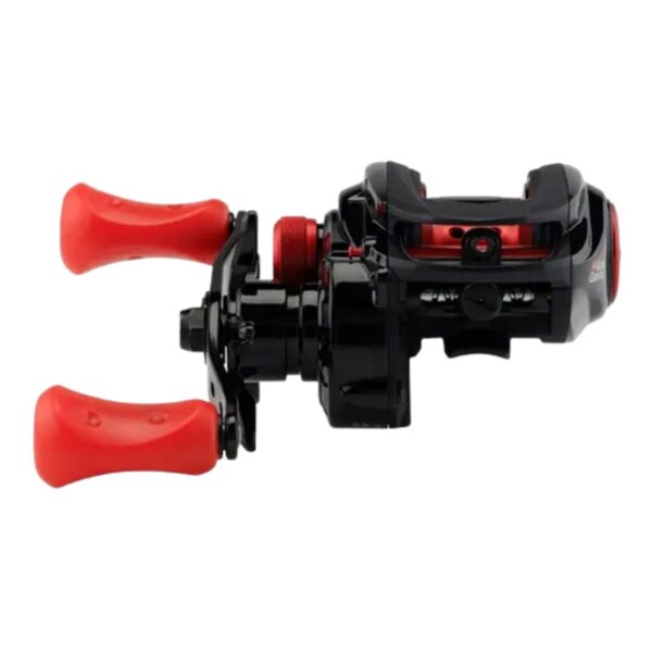 Carretilha Abu Garcia Max 4 vista frontal com devanador