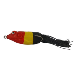 Isca Artificial O Frog Frog Life cor Preto amarelo e vermelho – 6cm 13g