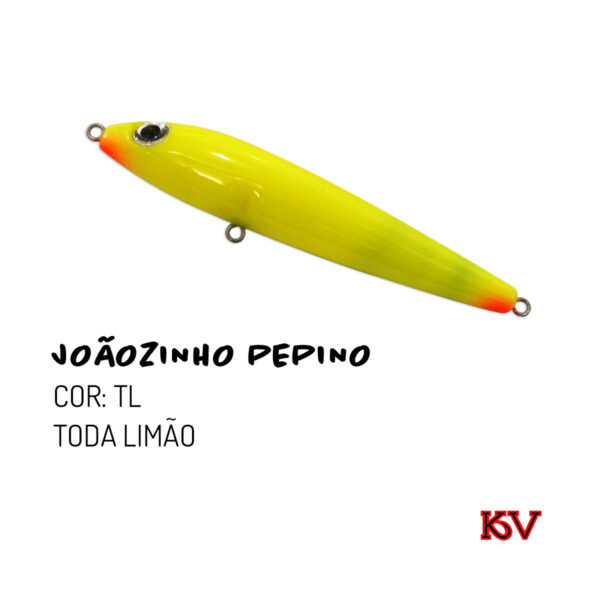 Isca Artificial Joãozinho Pepino – 9cm / 10g – KV Zara Superfície - Image 10