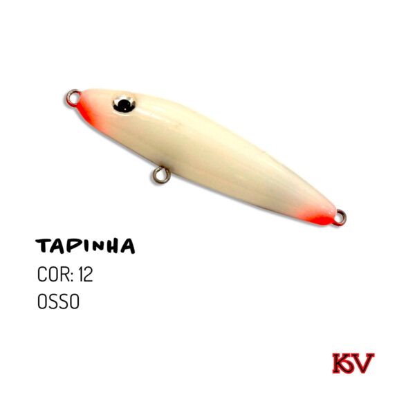 Isca Artificial Tapinha KV 6g 6,5cm Stick Zara Superfície Cor 12 osso