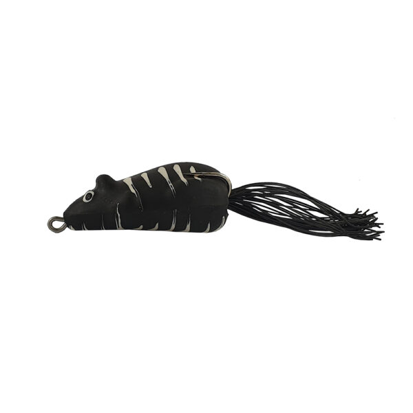 Isca Artificial Giro Frog Life cor preto com listras brancas – 8cm 16g