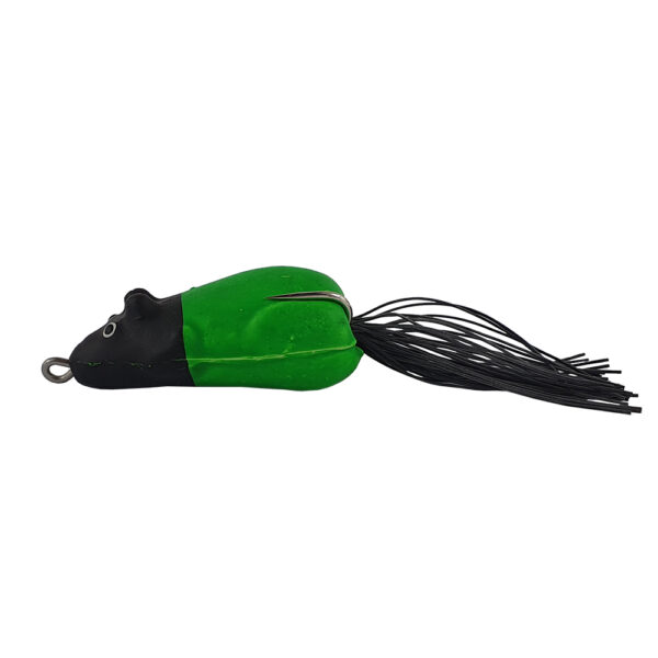 Isca Artificial Giro Frog Life cor verde com cabeça preta – 8cm 16g