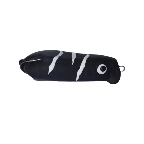 Isca Artificial Zara Bolha Turbo Iscas cor preto – 7,2cm 13g