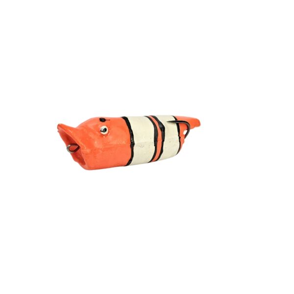 Isca Artificial Zara Popper Pro Line cor coral laranja – 9cm 14g