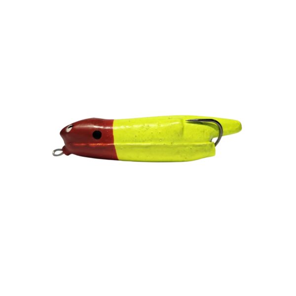 Isca Artificial Zara Pro Pro Line cor amarelo com cabeça vermelha – 9,5cm 15g