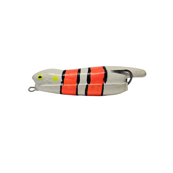 Isca Artificial Zara Pro Pro Line cor coral branco com laranja – 9,5cm 15g
