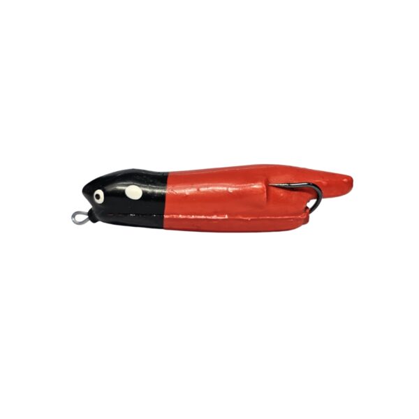 Isca Artificial Zara Pro Pro Line cor laranja com cabeça preta – 9,5cm 15g