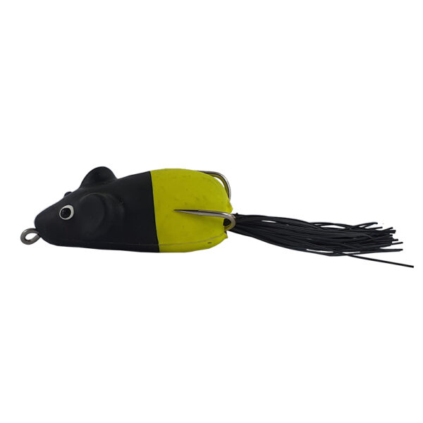 O Rato Frog Life isca anti-enrosco – 4,5cm 10g Cor Amarelo com Cabeça Preta