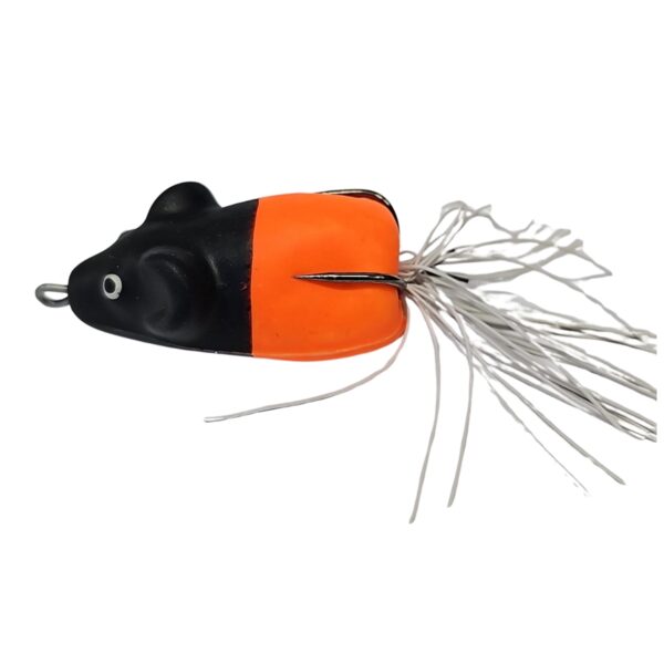 Mini Rato Frog Life isca anti-enrosco Laranja com cabeça preta