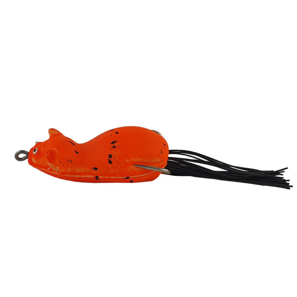 Isca Artificial Rato Jerry Frog Life cor Laranja – 6cm 13g