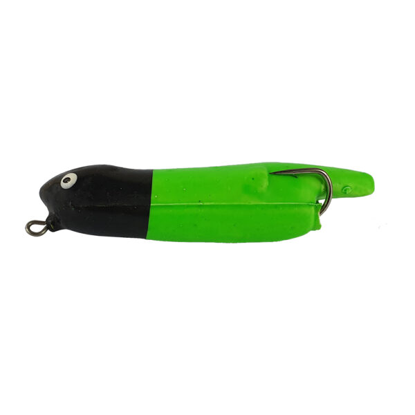 Isca Artificial Zara Pro Pro Line cor verde com cabeça preta – 9,5cm 15g