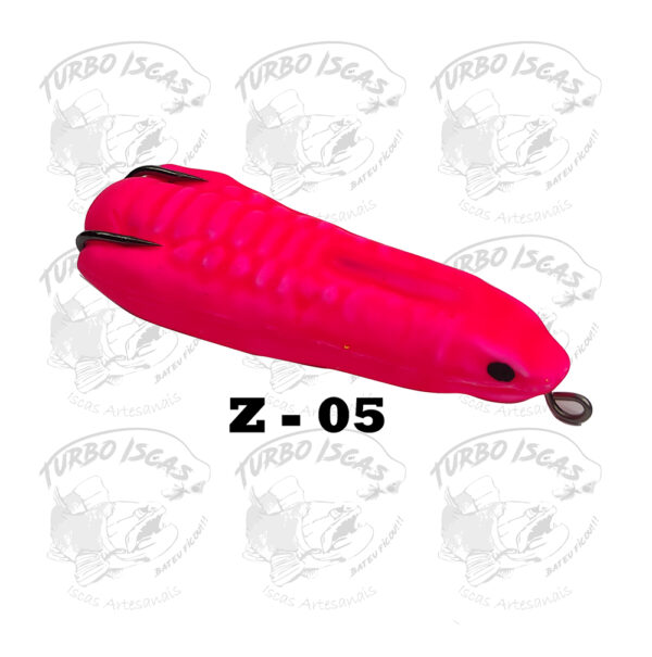 Isca Artificial Zara Turbo Turbo Iscas 8cm 15g com Rattlin cor rosa