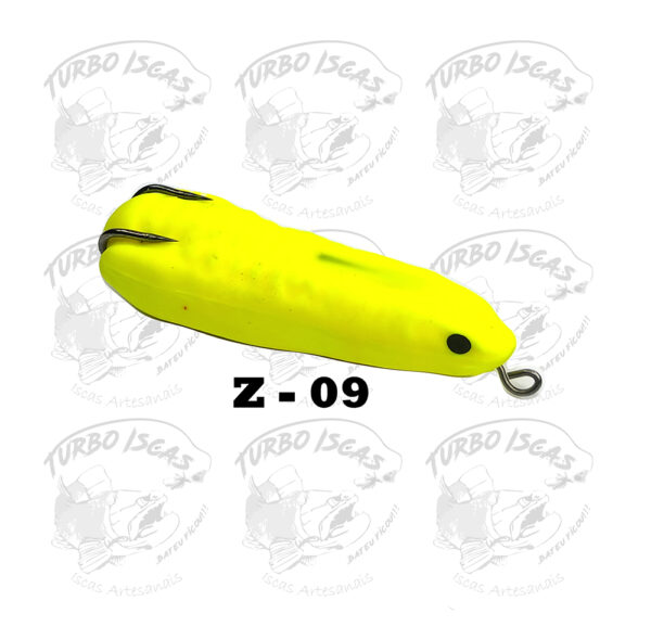 Isca Artificial Zara Turbo Turbo Iscas 8cm 15g com Rattlin cor amarelo