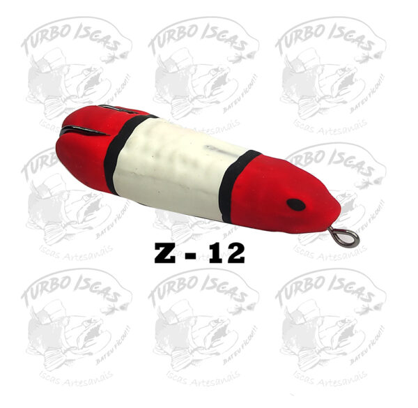 Isca Artificial Zara Turbo Turbo Iscas 8cm 15g com Rattlin cor coral