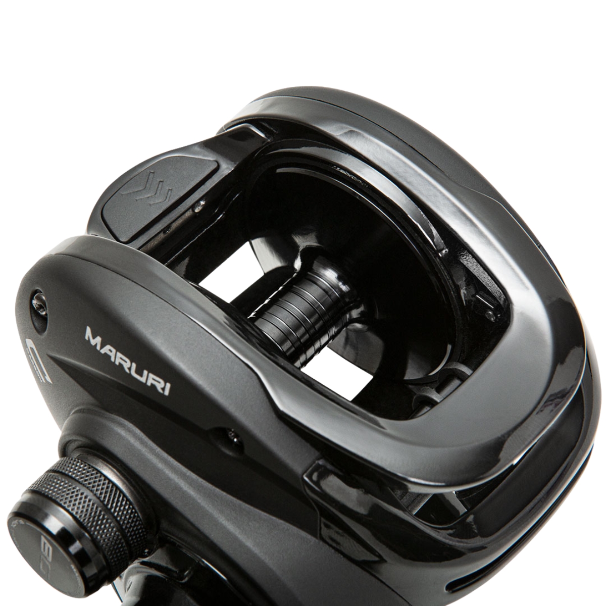 Carretilha Black Tamba BG vista detalhes carretel