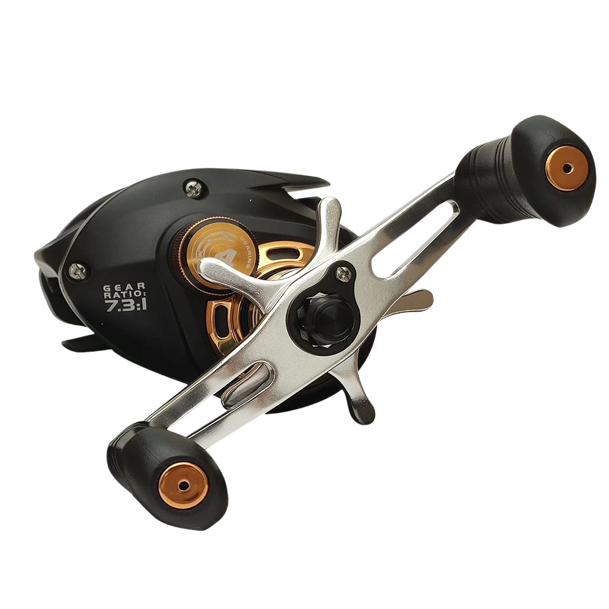 Carretilha Maruri TNT R 4000 com drag de 4,5kg e recolhimento 7.3:1 detalhes manivela