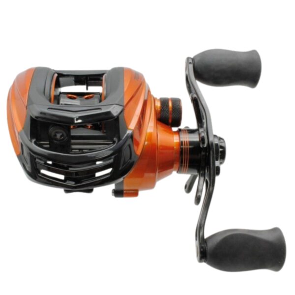 Carretilha Saint Plus Twister 8000 com drag de 4,5kg e recolhimento 7.2:1 vista frontal