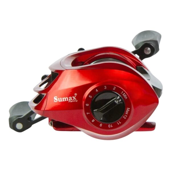 Carretilha Sumax Atenas 7000 vista tampa lateral