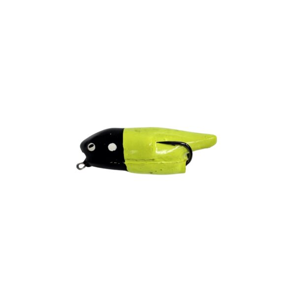 Isca Artificial Mini Zara Pro Line cor amarelo com cabeça preta – 7cm 10g