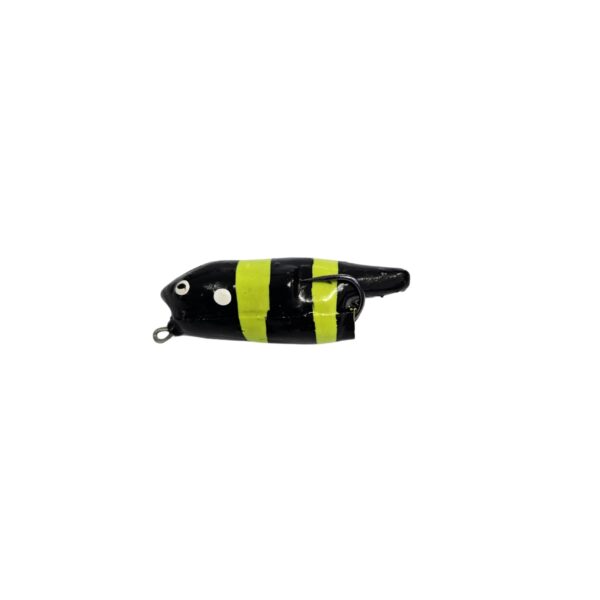 Isca Artificial Mini Zara Pro Line cor coral preto com amarela – 7cm 10g