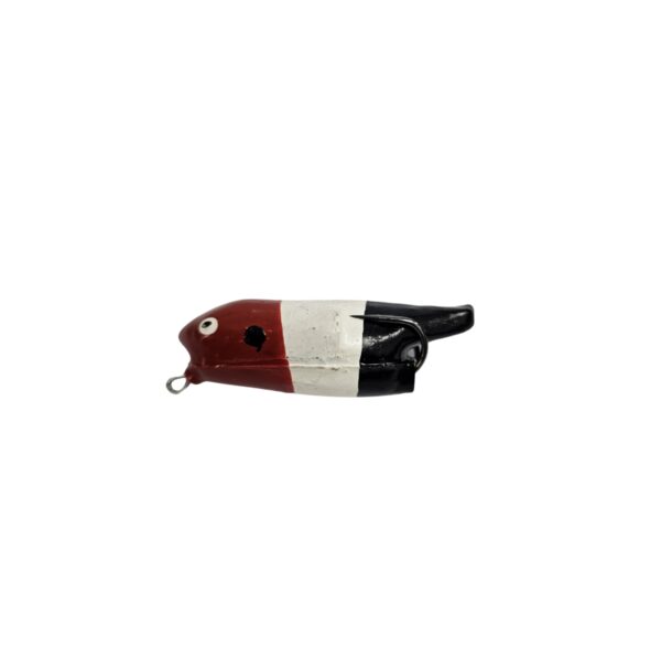 Isca Artificial Mini Zara Pro Line cor preto branca e vermelha – 7cm 10g