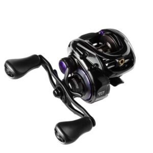 Carretilha Lubina Black Widow GTX 9.5:1 vista frontal