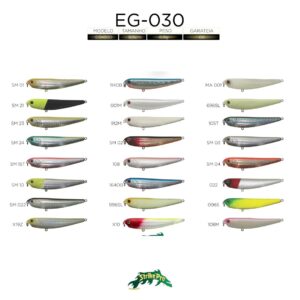 Isca SP Walking Stick 85 Strike Pro 8,5cm 10g superfície para traíra e tucunaré