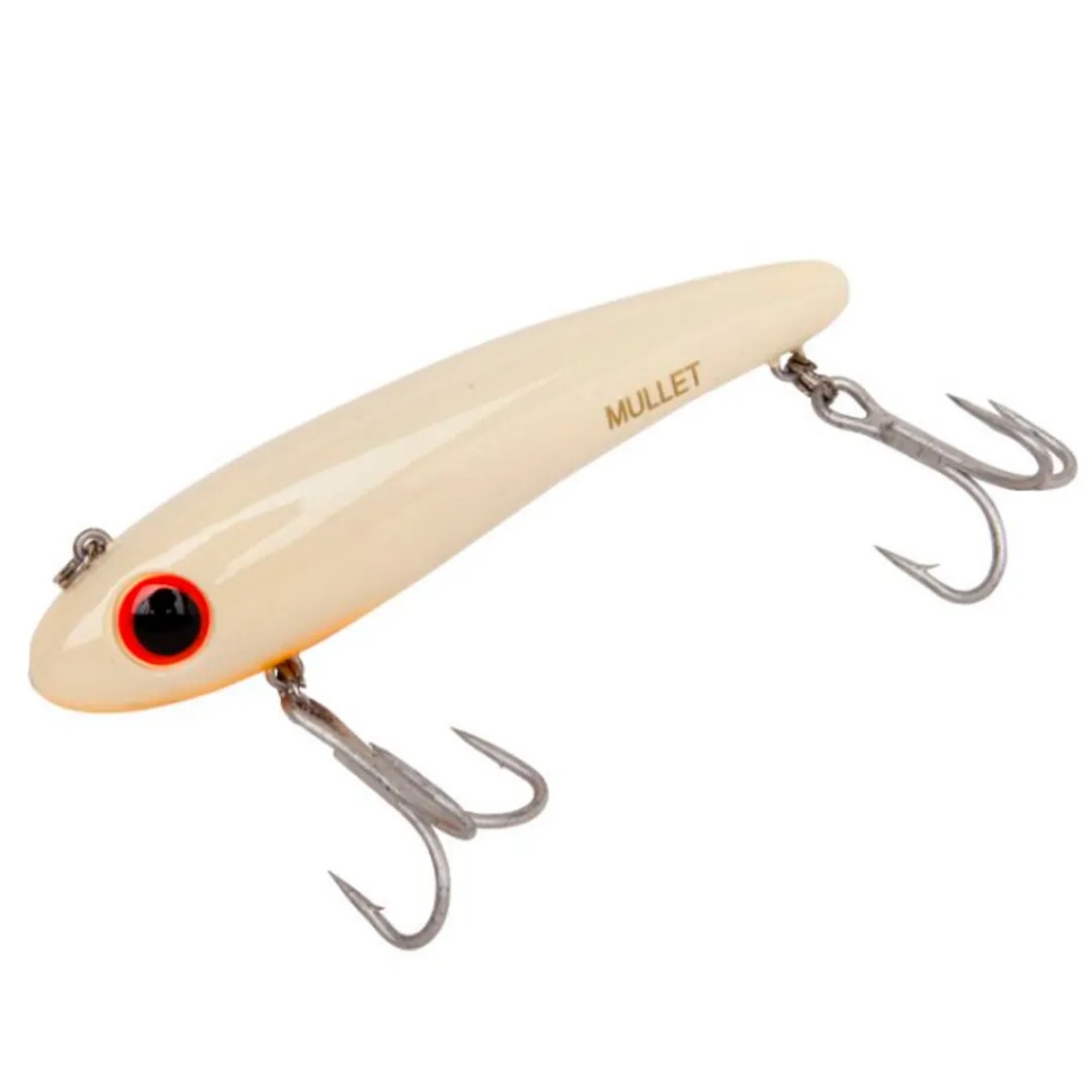 Isca Artificial Bomber Mullet cor Bone Orange Throat