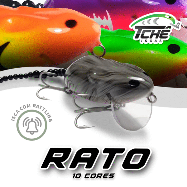 Isca Artificial Rato – Sub‑superfície 6,5 cm 17 g | Tchê Iscas - Image 2