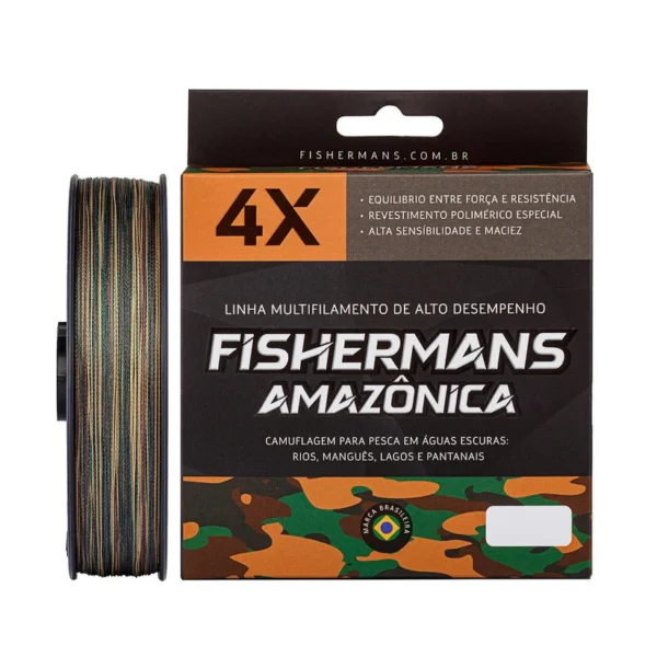 Linha Multifilamento fishermans amazonica 150mm