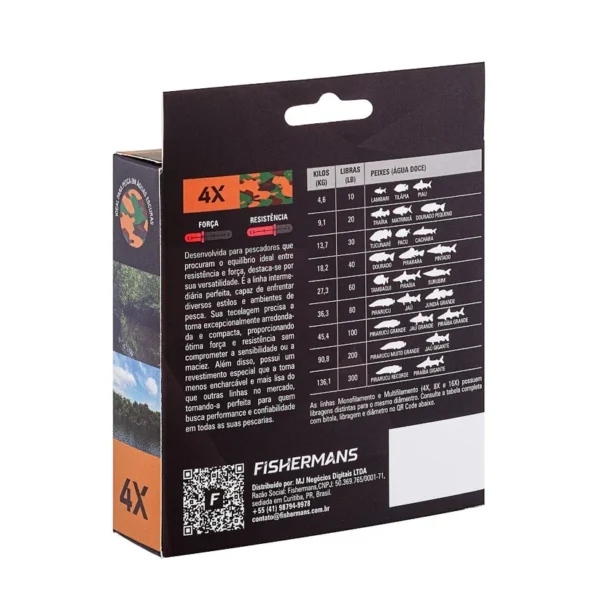 Linha Multifilamento fishermans amazonica 150mm