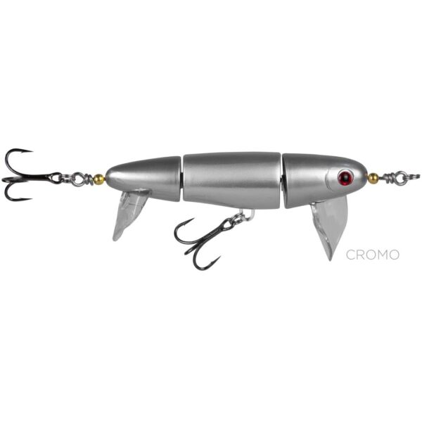 Isca Artificial Rebola 100 Kawana – Stickbait de superfície cor cromo