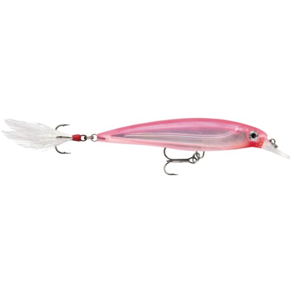 Isca Artificial X‑Rap XR10 Natural 10cm Meia-Água cor hot pink