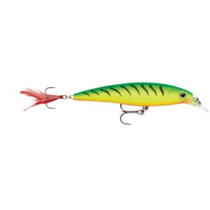 Isca Artificial X‑Rap XR10 Natural 10cm Meia-Água cor firetiger