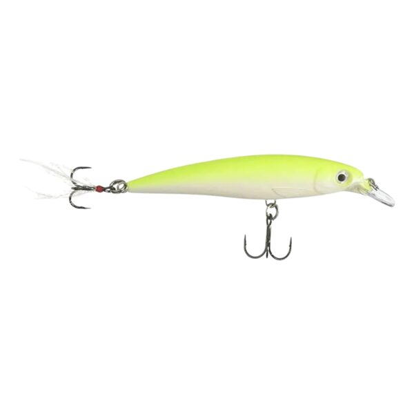 Isca Artificial X‑Rap XR10 Natural 10cm Meia-Água cor silver florescent chartreuse