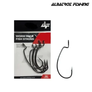 Anzol Offset Worm Rock Fish Strong Albatroz