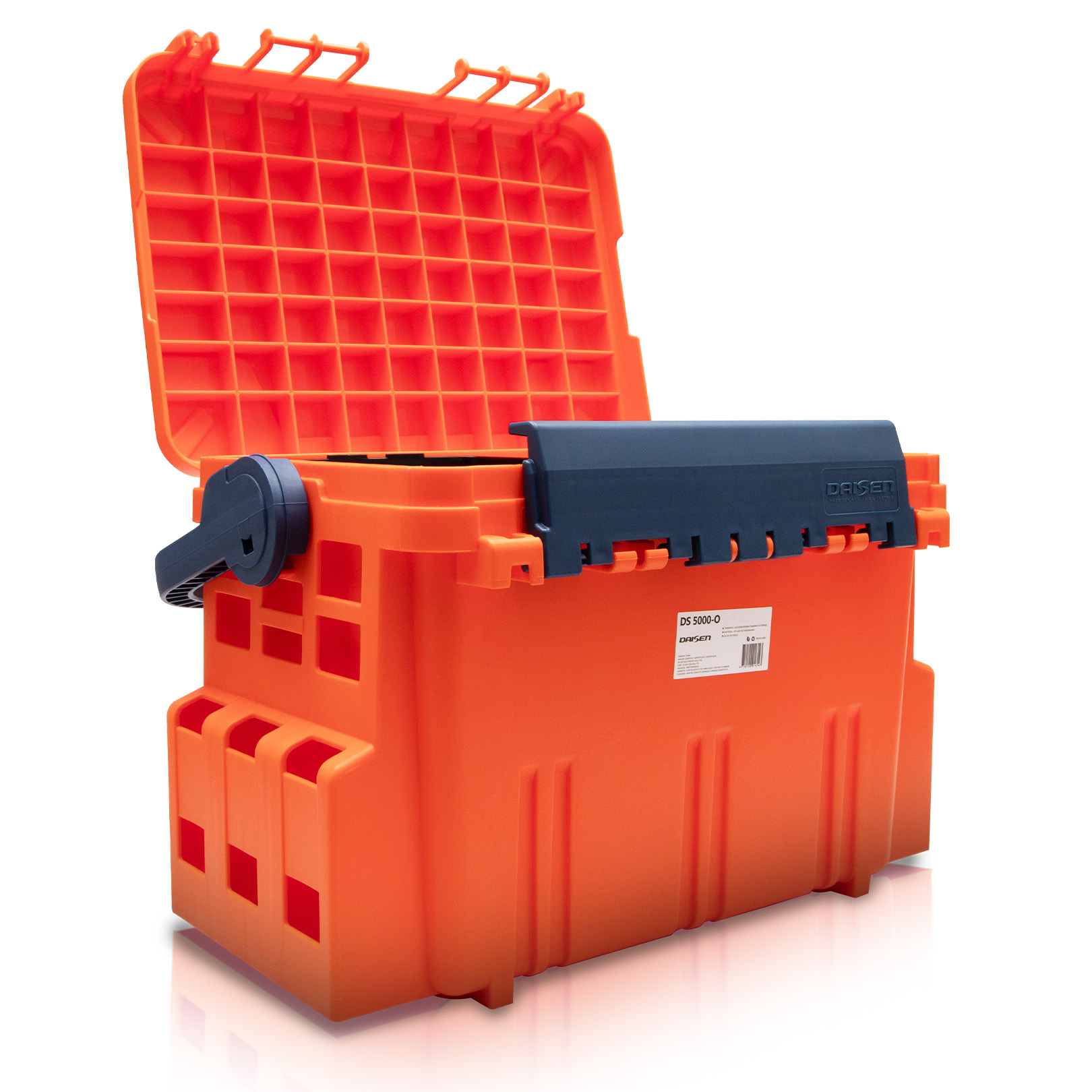 Caixa de Pesca Daisen DS 5000 laranja