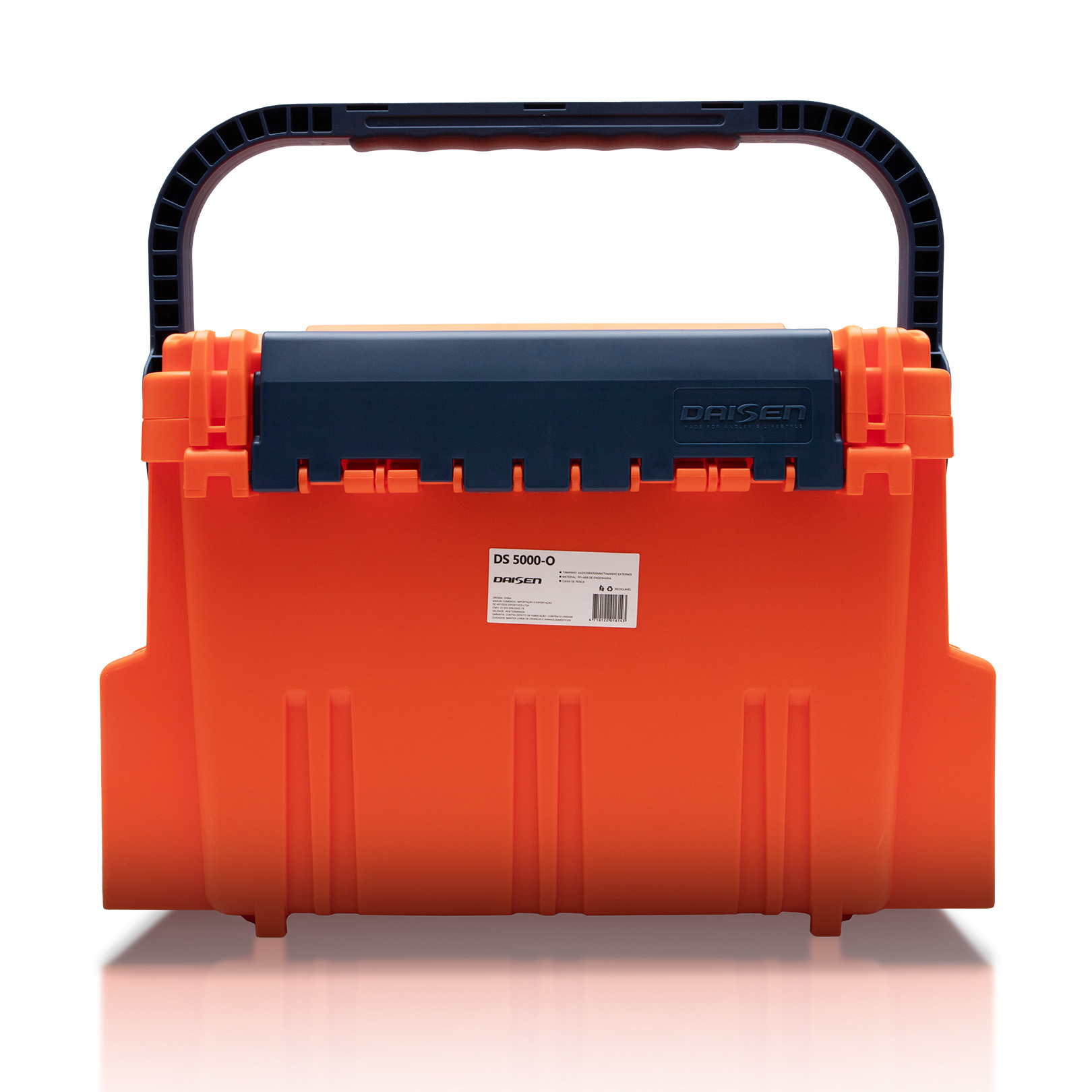 Caixa de Pesca Daisen DS 5000 laranja