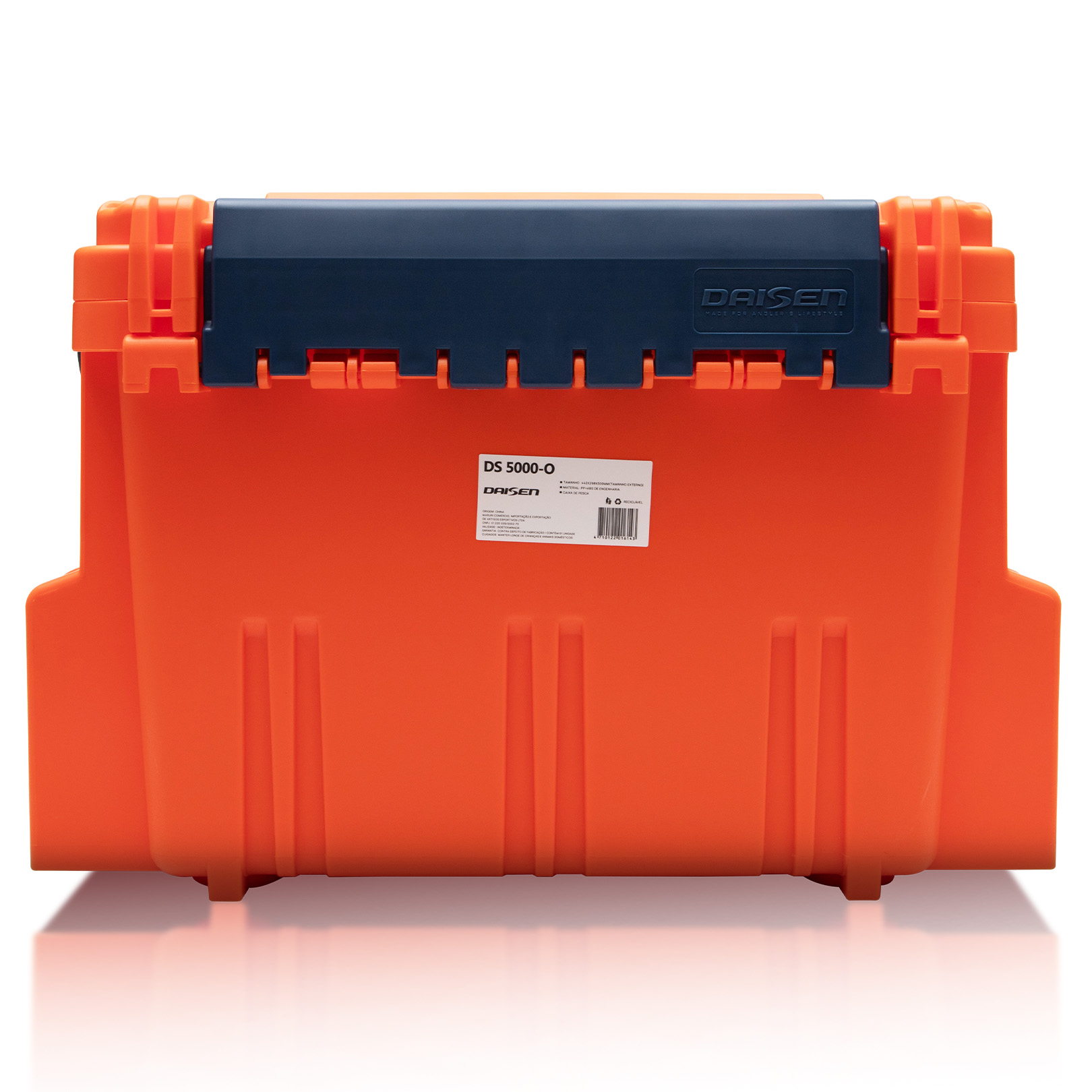 Caixa de Pesca Daisen DS 5000 laranja