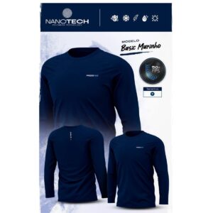 Camisa POliamida Presa Viva Azul Marinho