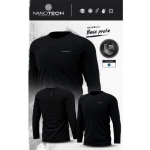 Camisa POliamida Presa Viva Preto