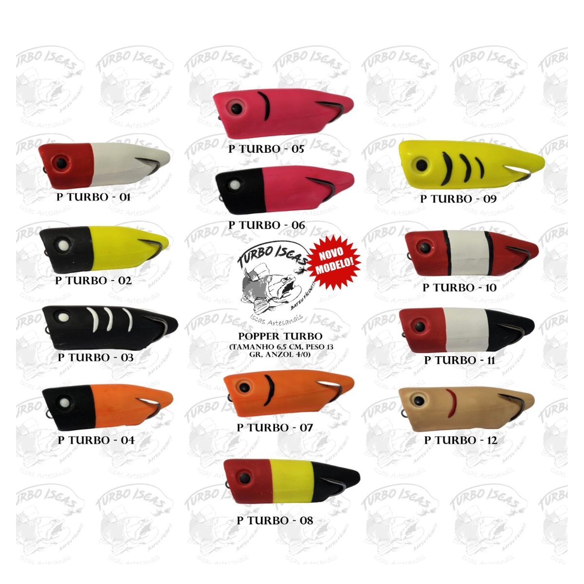 Isca Artificial Popper Turbo