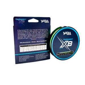 Linha Yara X8 300 m – Multifilamento Verde