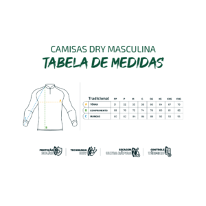 Camisa presa viva acu 08 tabela de medidas