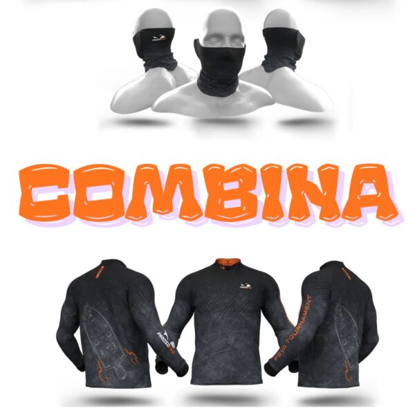Tube Neck Buff presa viva PV 21 camisa e buff