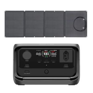 Ecoflow river 3 plus com painel solar 110w