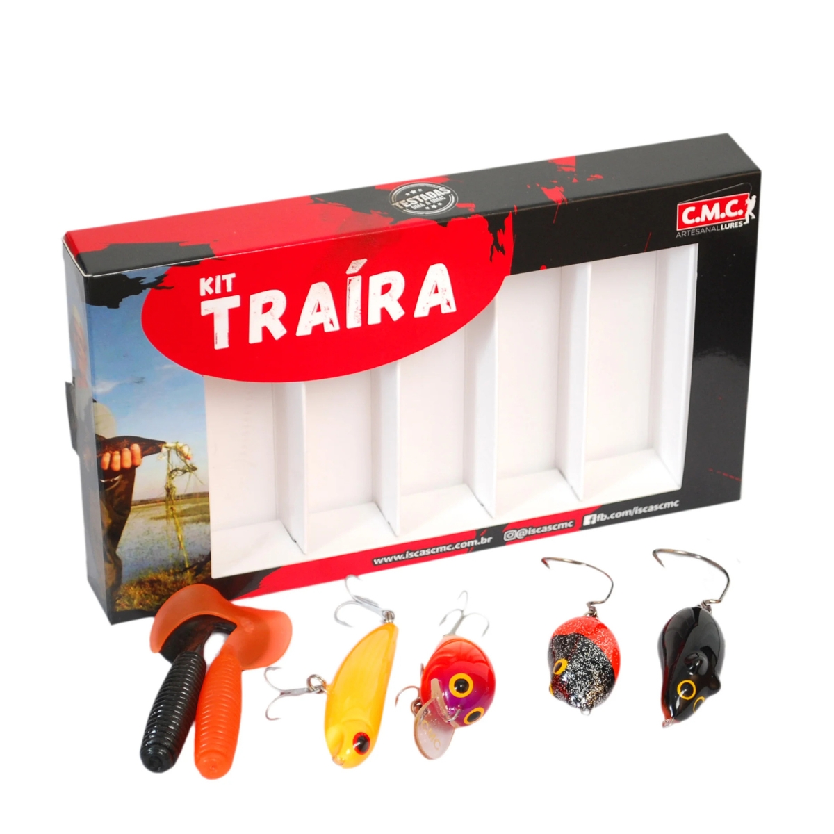 kit de iscas para traíras cmc
