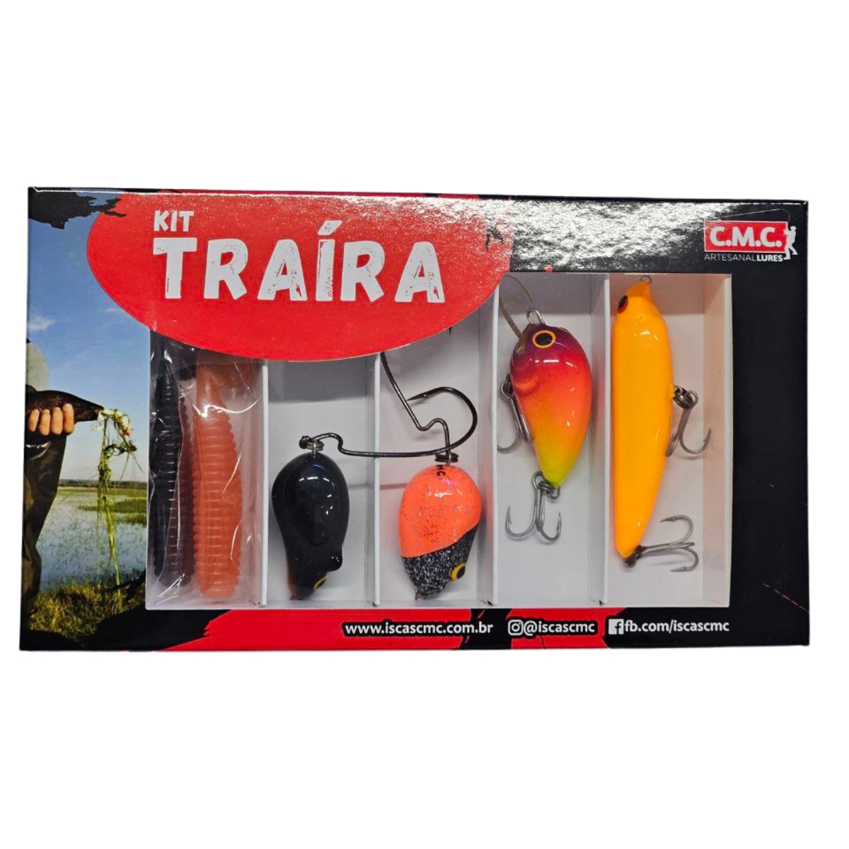kit de iscas para traíras cmc