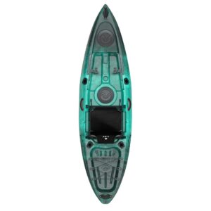 Caiaque Vibe Yellowfin 100 – Verde com Preto em pe